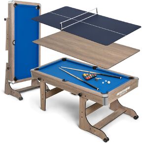 ANYTHING SPORTS 3 in 1 6 FT Folding Pool, Ping Pong, Furniture Table in Kuwait