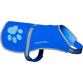 Dog Reflective Vest, Sizes to Fit Dogs 14 lbs to 130 lbs - SafetyPUP XD Hi Vis, Safety Vest Keeps Dogs Visible On and Off Leash in Both Urban and Rural Environments