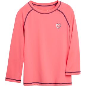 Girls' Rash Guard - UPF 50+ Protective Quick Dry Long Sleeve Swim Shirt (5-16)