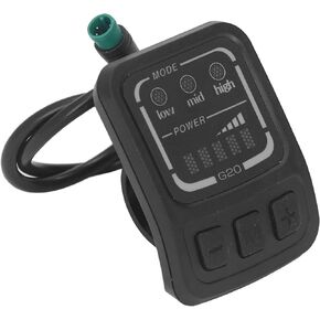 شاشة LCD للدراجة الكهربائية G20 F، لوحة تحكم في عداد عرض الدراجة الإلكترونية 36 فولت، شاشة لوحة LCD عالمية للسكوتر الإلكتروني مع واجهة مقاومة للماء للدراجات الكهربائية 22.2 مم in Kuwait