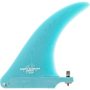 Santa Barbara Surfing SBS Fiberglass Longboard Single Fin - Butterfly Model (Greenough 4-A Template)