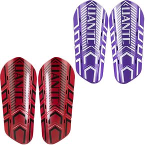 Uantc Shin Guards - واقيات الساق لكرة القدم تحمي الوسادة من الصدمات والإصابات - واقيات الساق الواقية من الساق للأطفال / البالغين - واقيات الساق للشباب لكرة القدم للأولاد والبنات in Kuwait