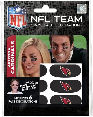 ملصقات سوداء للعين من The Party Animal NFL للجنسين للبالغين in Kuwait