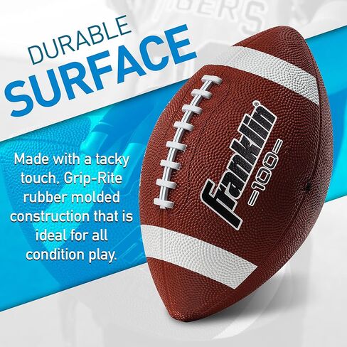 Franklin Sports Junior Football - Grip-Rite 100 in Saudi Arabia