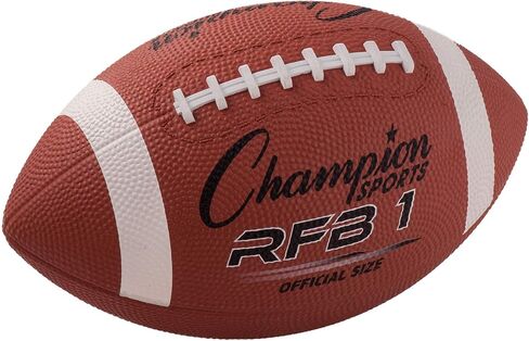 Champion Sports Rubber Football - Multiple Sizes in Saudi Arabia