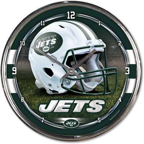 ساعة كروم من WinCraft NFL، مقاس 30.48 سم × 30.48 سم, One Size in Kuwait