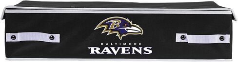 Franklin Sports NFL Under Bed Storage Bins - Folding Organizer Containers - NFL Team Office, Bedroom + Living Room Décor in Kuwait
