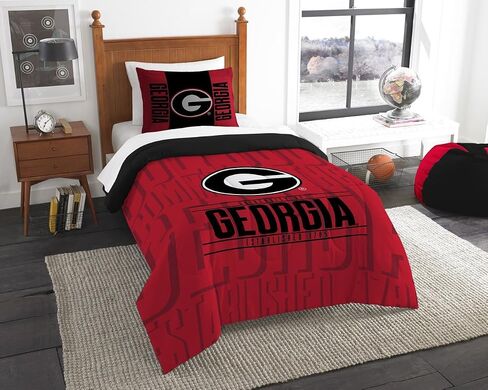 Officially Licensed NCAA "Modern Take" Twin Comforter and Sham in Kuwait
