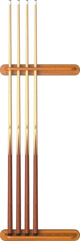 Viper 2-Piece Traditional Wall Mounted Solid Oak Billiard/Pool Cue Rack, Holds 8 Cues in Saudi Arabia