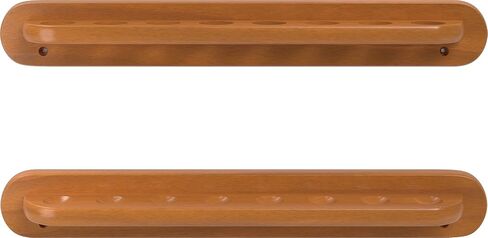 Viper 2-Piece Traditional Wall Mounted Solid Oak Billiard/Pool Cue Rack, Holds 8 Cues in Saudi Arabia