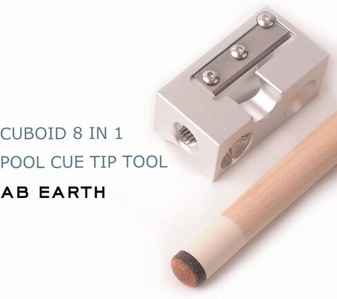AB Earth Cuboid 8 in 1 Aluminum Pool Cue Tip Repair Tool in Kuwait
