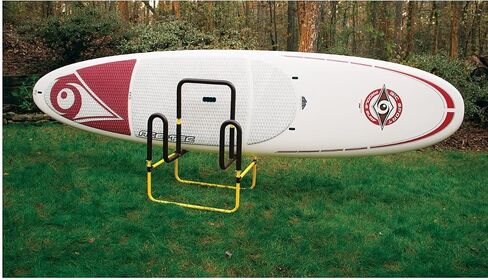 Suspenz Double-Up SUP Stand, Holds 2 Stand Up Paddle Boards or Surfboards, Yellow (22-9936) in Saudi Arabia
