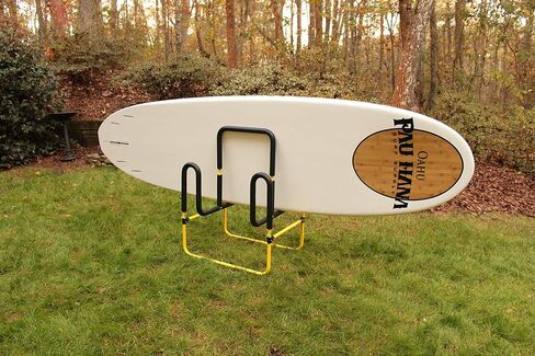Suspenz Double-Up SUP Stand, Holds 2 Stand Up Paddle Boards or Surfboards, Yellow (22-9936) in Saudi Arabia