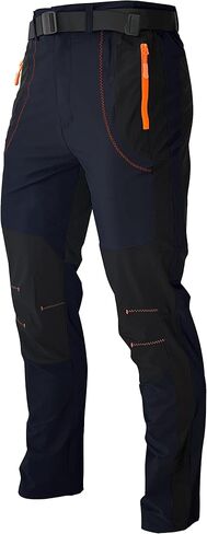Mens Stretch Work Hiking Pants Quick Dry Lightweight Waterproof Outdoor Travel Climbing Fishing Pants in Saudi Arabia