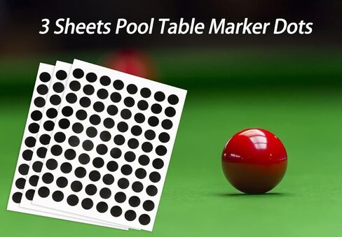 نقاط ماركر لطاولة البلياردو من ليفينج، ملصقات لوضع نقطة البلياردو، ملصقات مضحكة للبلياردو، اكسسوارات البلياردو in Kuwait