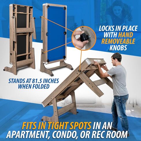 ANYTHING SPORTS 3 in 1 6 FT Folding Pool, Ping Pong, Furniture Table in Kuwait