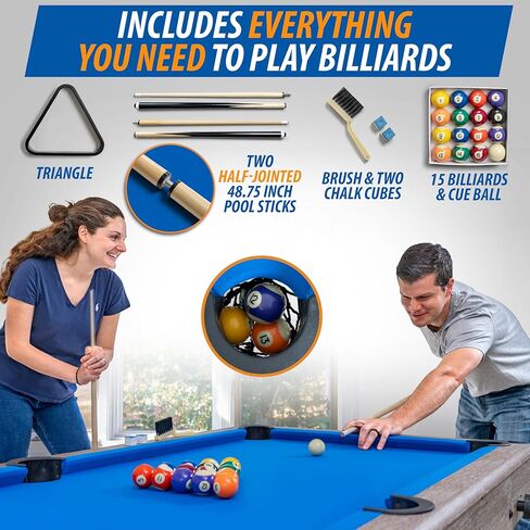 ANYTHING SPORTS 3 in 1 6 FT Folding Pool, Ping Pong, Furniture Table in Kuwait