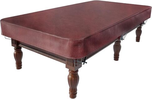 Pool Table Cover 8 Feet Leather/Brown/Waterproof Billiard Table Covers, 8ft Pool Table Covers Outdoor for Billiard Pool Table in Saudi Arabia
