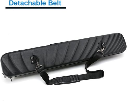 TROUFY High Capacity Hard Pool Cue Case 3x4 ABS Material Billiards Accessories in Saudi Arabia
