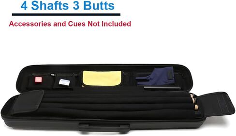 TROUFY High Capacity Hard Pool Cue Case 3x4 ABS Material Billiards Accessories in Saudi Arabia