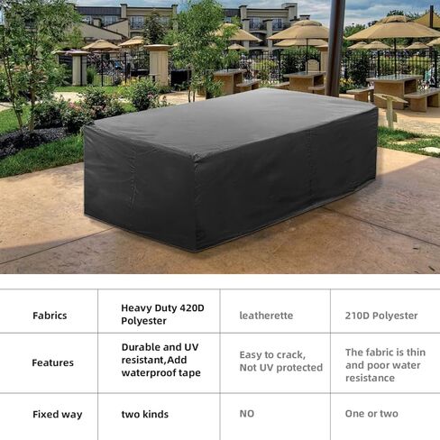 MYLAIM 7/8/9 Ft Outdoor Pool Table Cover,Billiard Protector Cover,Waterproof Fabric,Heavy Duty 420d Polyester Canvas Cover,Snooker Patio Table Covers,Mesa De Billar,Pool Table Accessories Kit in Kuwait