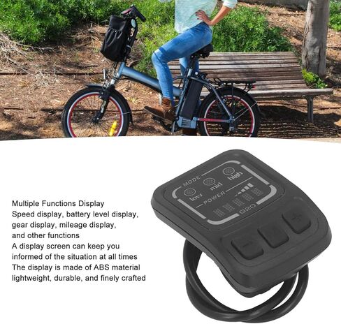شاشة LCD للدراجة الكهربائية G20 F، لوحة تحكم في عداد عرض الدراجة الإلكترونية 36 فولت، شاشة لوحة LCD عالمية للسكوتر الإلكتروني مع واجهة مقاومة للماء للدراجات الكهربائية 22.2 مم in Kuwait