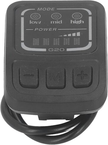 شاشة LCD للدراجة الكهربائية G20 F، لوحة تحكم في عداد عرض الدراجة الإلكترونية 36 فولت، شاشة لوحة LCD عالمية للسكوتر الإلكتروني مع واجهة مقاومة للماء للدراجات الكهربائية 22.2 مم in Kuwait