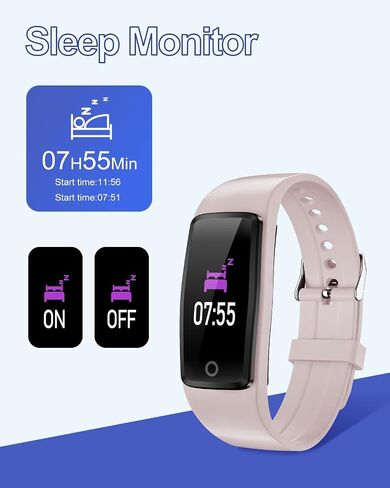 GRV Fitness Tracker Non Bluetooth Fitness Watch No App No Phone Required Waterproof Pedometer Watch with Steps Calories Counter Sleep Tracker for Men Women Parents (Black) in Saudi Arabia