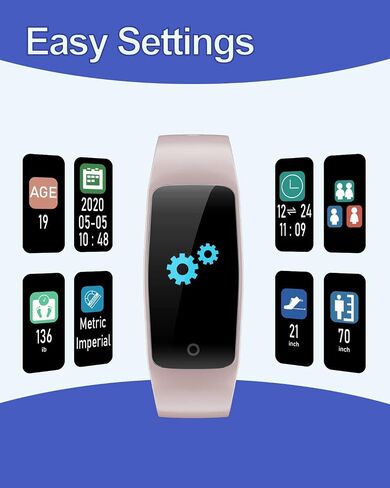GRV Fitness Tracker Non Bluetooth Fitness Watch No App No Phone Required Waterproof Pedometer Watch with Steps Calories Counter Sleep Tracker for Men Women Parents (Black) in Saudi Arabia