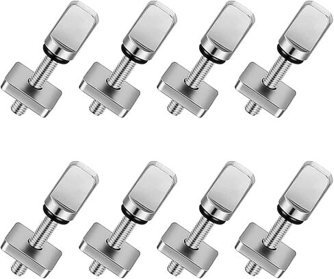 YXCCSE 8 قطع لا يوجد برغي زعنفة أداة، برغي زعنفة لوح التزلج من الفولاذ المقاوم للصدأ ملحقات زعنفة الإبهام للوح الطويل وSUP، زعنفة لوح التجديف، لوح ركوب الأمواج in Kuwait