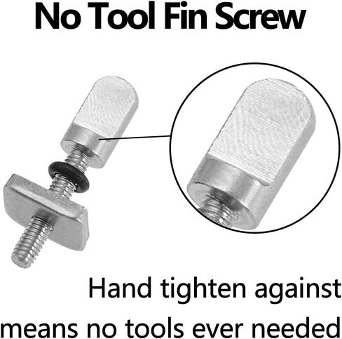 YXCCSE 8 قطع لا يوجد برغي زعنفة أداة، برغي زعنفة لوح التزلج من الفولاذ المقاوم للصدأ ملحقات زعنفة الإبهام للوح الطويل وSUP، زعنفة لوح التجديف، لوح ركوب الأمواج in Kuwait