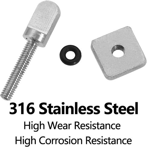 YXCCSE 8 قطع لا يوجد برغي زعنفة أداة، برغي زعنفة لوح التزلج من الفولاذ المقاوم للصدأ ملحقات زعنفة الإبهام للوح الطويل وSUP، زعنفة لوح التجديف، لوح ركوب الأمواج in Kuwait