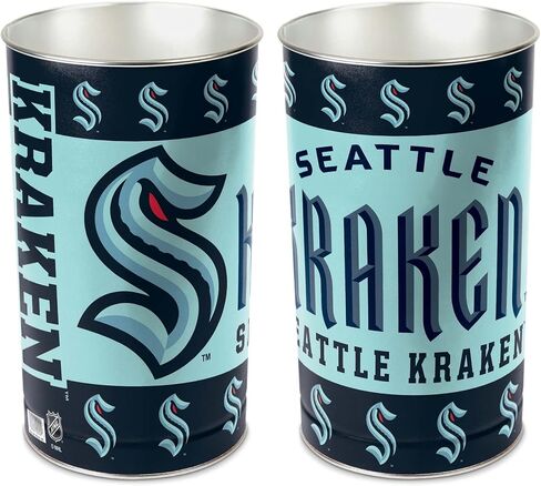 Wincraft NHL Seattle Kraken Wastebasket, Team Colors, One Size in Saudi Arabia