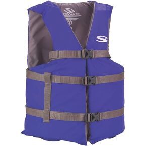 سترة نجاة من سلسلة Stearns للكبار الكلاسيكية، سترة نجاة من النوع III معتمدة من USCG مع مقاسات قياسية وكبيرة الحجم، رائعة لركوب القوارب والسباحة والرياضات المائية والمزيد in Kuwait