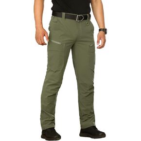NAVEKULL Men's Lightweight Tactical Hiking Pants Quick Dry Stretch Multi-Pockets Outdoor Work Cargo Pants