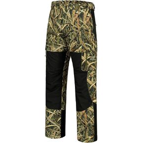 BASSDASH Splice Men’s Waterproof Breathable Hunting Pants Ripstop Camo Fishing Rain Pant