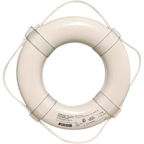 حلقة الحياة من Jim-Buoy G-19 G-Series مع أشرطة ويب - 19 بوصة، أبيض in Kuwait