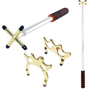 تومي لوبين عصا بلياردو قابلة للسحب مع 3 قطع من راس جسر نحاسي قابل للازالة، طول عصا البلياردو يمتد حتى 12.8-60 انش، ملحق عصا البلياردو لطاولة البلياردو in Kuwait