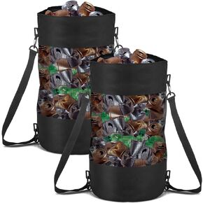 اكياس قمامة للقارب من فاني ويل، عبوة من 2 اكياس قمامة شبكية دائرية متوسطة الحجم، حاوية قمامة لقوارب الصيد البحرية، حاوية قمامة للقارب، حاوية قمامة محمولة لتخزين القارب والكاياك والصيد in Kuwait