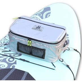 مبرد لوح التجديف | مبرد SUP للوحة التجديف | ملحقات لوح التجديف من مادة مطورة مقاومة للماء | حقيبة تبريد كاياك معزولة بسعة كبيرة | نظام بنجي عالي الجودة متضمن in Kuwait