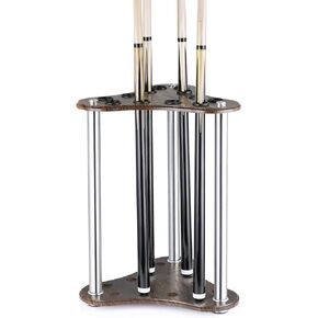 Frjjthchy 12 Pool Billiard Rack Wood Cue Racks Floor Pool Cue Organizers/Stand