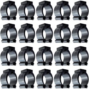 YANCONGLIDEYAN 20 pcsPool جديلة كليب البلاستيك البلياردو أصحاب واحدة تجمع جديلة رفوف السنوكر جديلة تحديد موقع كليب لحامل جديلة in Kuwait