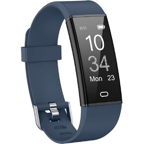 LIVIKEY Fitness Tracker Watch with Heart Rate Monitor, Step Counter Activity Tracker with Pedometer & Sleep Monitor, Calories, Step Tracking for Women Men Compatible with Android iOS