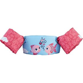 سترة نجاة فاخرة للأطفال من Stearns Original Puddle Jumper، سترة نجاة مريحة للأطفال بوزن 30-50 رطل، سترة نجاة من النوع الثالث معتمدة من USCG لحمام السباحة والشاطئ والقوارب والمزيد in Kuwait