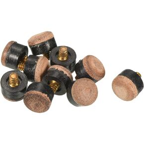 PATIKIL Screw-on Pool Cue Tips Billiard Cue Tips Snooker Billiard Supplies Pool Stick Tips Replacement Accessories in Saudi Arabia