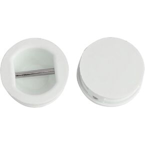 LQ الصناعية ركوب الأمواج سلسلة قابس 2 قطعة 30 × 12.5 مم/1.18 × 0.5 بوصة لوح ركوب الأمواج سلسلة طويلة قابس قارب قابس بلاستيكي مستدير مجلس كوب أبيض in Kuwait