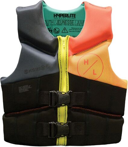 HyperLite Elite Kids Life Jacket, US Coast Guard Approved, Great for Any Water Sports Activity Including Boating, Paddle & Swimming in Kuwait