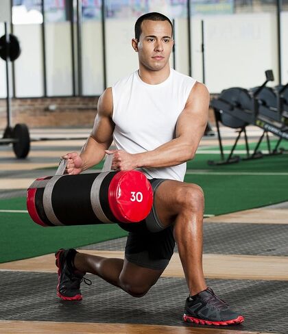 Lifeline Fitness Heavy Duty Combat Bag - Multiple Weight Options - Weighted Sandbag for Gym, Home, and Workout Equipment - Multiple Handles for Curl, Press, and Other Exercises in Saudi Arabia