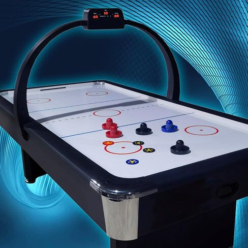 Joovon Air Hockey Pushers وAir Hockey Pucks، ومهاجمون غير قابلين للانزلاق وكرات ديناميكية للعبة طاولة الهوكي الهوائي للبالغين والأطفال، وملحقات بديلة لطاولات الألعاب in Kuwait