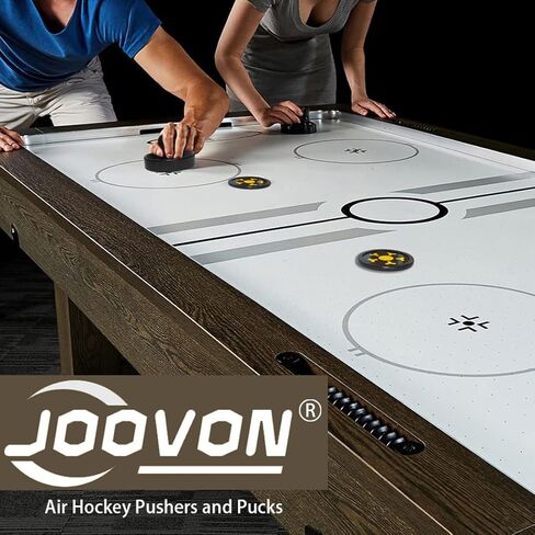 Joovon Air Hockey Pushers وAir Hockey Pucks، ومهاجمون غير قابلين للانزلاق وكرات ديناميكية للعبة طاولة الهوكي الهوائي للبالغين والأطفال، وملحقات بديلة لطاولات الألعاب in Kuwait